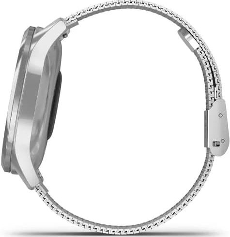 Гибридные умные часы Garmin Vivomove Luxe (серебристый)