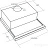 Вытяжка AKPO Light Eco Glass 50 wk-7 чёрный