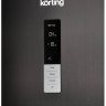 Холодильник с морозильником Korting KNFC 62370 XN