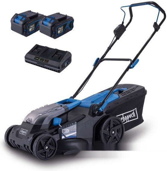 Газонокосилка Scheppach BC-MP430-X (с 2-мя АКБ)